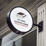 Non-illuminated Metal Box Sign