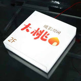 Full Acrylic Light Box Borderless Box Signage Store Front Advertising