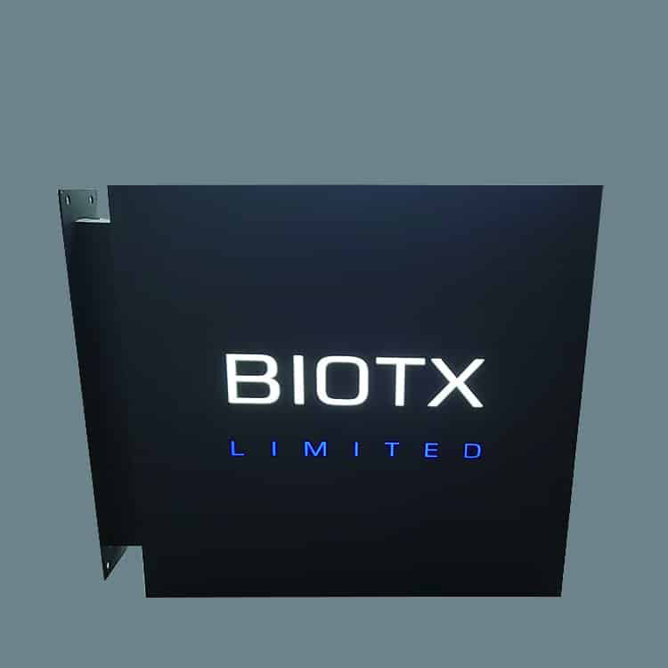 Hanging Business Signs LED Light Box Store Advertising