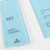 LuxeEmboss Acrylic Wayfinders