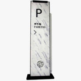 Custom-Engraved Aluminum Hotel Room Direction Markers