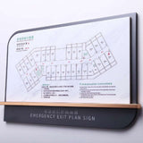 Slip-Resistant Aluminum Poolside Direction Markers