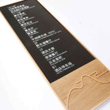Aluminum Oxide-Coated Solid Wood Outdoor Directional Plaques
