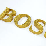 Custom 3D Hotel Directory Plaques with Brass Inlays