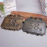Acoustic-Dampening Aluminum Room Plaques