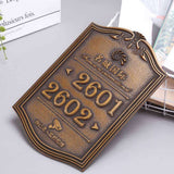 Antique-Replication Aluminum Door Number Systems