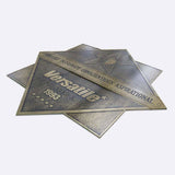 Biometric Aluminium Plaques for Luxury Residences