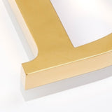 Straight Edge Stainless Steel Backlit Letters