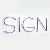 Seamless Stainless Steel Dimensional Logos for Corporate Campuses