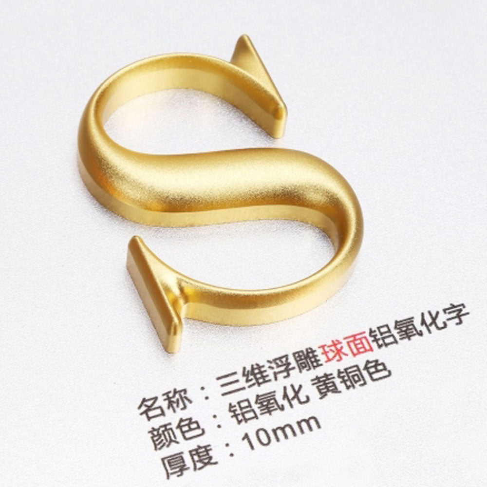 3D Relief Aluminum Metal Letters – FastMetalSign