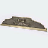 Electro-Polished Copper Architectural Logos for Luxury Retail Centers