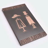 Hand-Forged Solid Copper Building Plaques for Historic Hotel Entrances