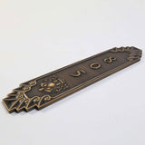 Storm-Proof Copper Address Plaques for Coastal Residences