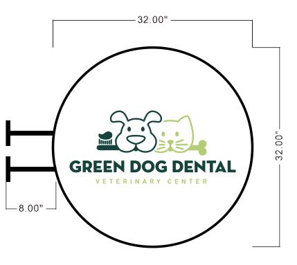 Green Dog Light Box – FastMetalSign