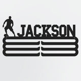 Soccer Medal Hanger With Custom Name Personalized Soccer Medal Holder