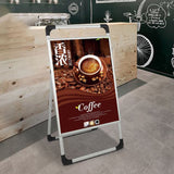 A Frame Board Outdoor Advertising Poster Stand Sign