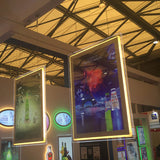 A0 Light Box Sign LED Illuminated Crystal Lightbox