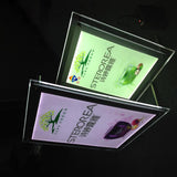 A3 Crystal Light Box LED Sign for Menu Board