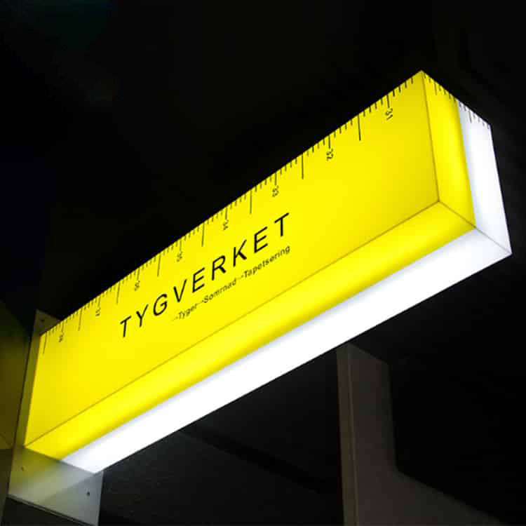 Acrylic Frameless Light Box Exterior LED Signage Board – FastMetalSign