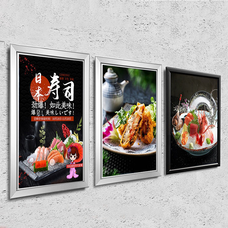 Advertising LED Snap Frame Indoor Ultra Slim Light Box – FastMetalSign