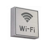 Aluminum LED Sign Brushed Metal Door Number Light Box