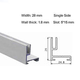 Aluminum Profile for Signs Fabric Light Box Frame