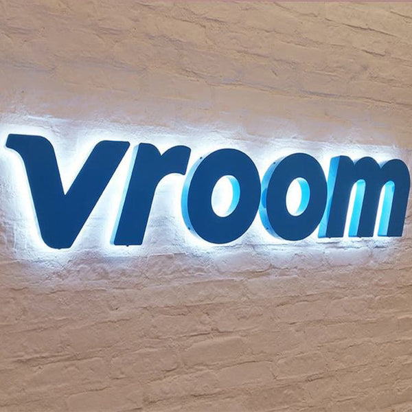 Backlit Channel Letters Illuminated Outdoor Commercial Sign – FastMetalSign