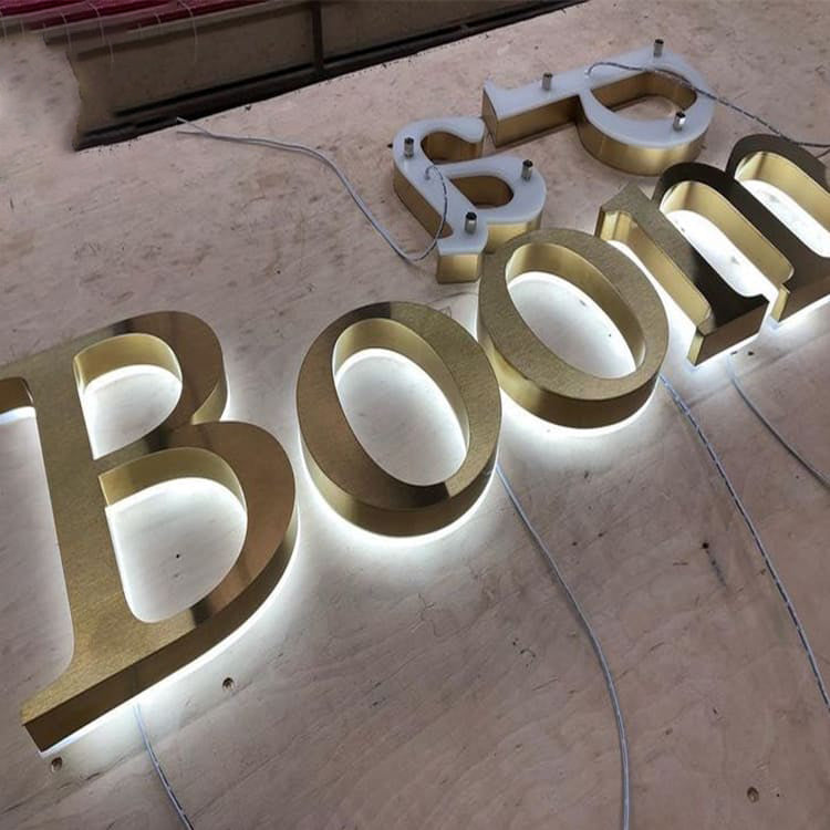 Stainless Steel Backlit Channel Letters – FastMetalSign