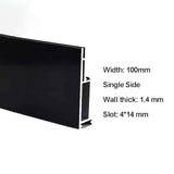 Black SEG Sign Extrusion Single Side for Fabric Light Box