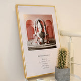 Cheap Photo Frames Brushed Aluminum Display