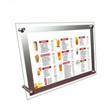 Crystal Light Box Clear LED Acrylic Signage Board