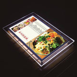 Crystal Light Box Sign Illuminated Interior Advertising