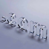 Cut Acrylic Letter Crystal Non-illuminated Sign for Advertising