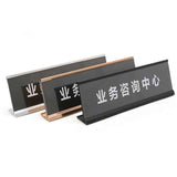 Desk Nameplate Sign Interior Custom Non-illuminated Sign