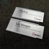 Door Name Plates Aluminum Profile Plaque Office Sign