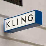 Frameless Projecting Light Box Outdoor Cube Sign