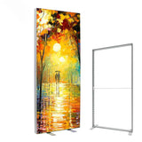 Freestanding Fabric Light Box Aluminum Sign