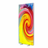 Freestanding Fabric Light Box Aluminum Sign