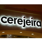 Halo-lit Channel Letter Sign Exterior lit Up Signage