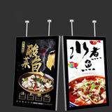 Hanging Magnetic Light Box Advertising Poster Sign