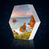 Hexagon Fabric Light Boxes Custom Made Signage Board