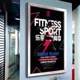 Interior LED Light Box Ultra Slim Aluminum Poster Frame