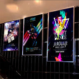 Interior LED Light Box Ultra Slim Aluminum Poster Frame