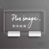 LED Acrylic Sign Edge Lit Wall Hotel Room Number Plaque