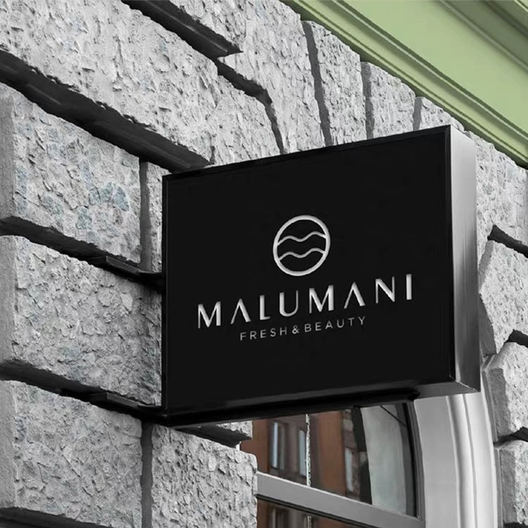 Led Blade Sign Light Box Exterior Building Advertising Signage ...