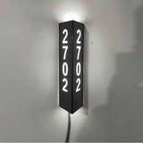 LED Door Signs Lighted House Numbers Backlit Signage