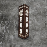 LED Door Signs Lighted House Numbers Backlit Signage