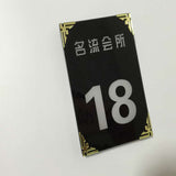 LED Hotel Signs Wall Mount Metal Room Door Signage