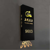 LED Hotel Signs Wall Mount Metal Room Door Signage