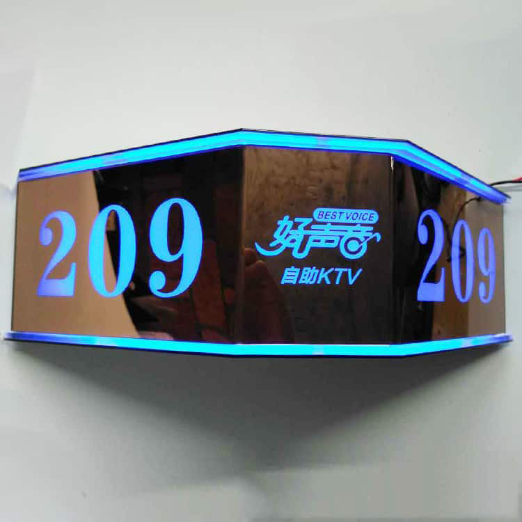 Sing Number Led LED Number Signage Illuminated Custom Modern Sign – FastMetalSign